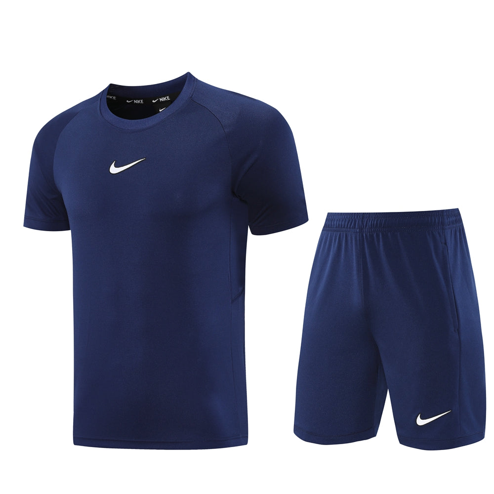 Conjunto 2026 - Nike Camisa + Short - Azul escuro