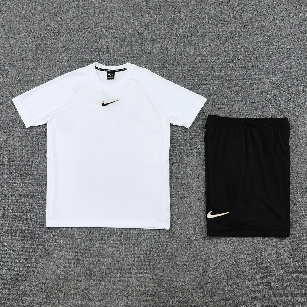 Conjunto 2026 - Nike Camisa + Short - Branco