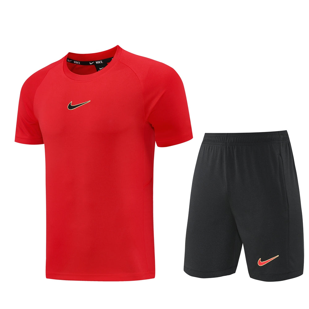 Conjunto 2026 - Nike Camisa + Short - Vermelho