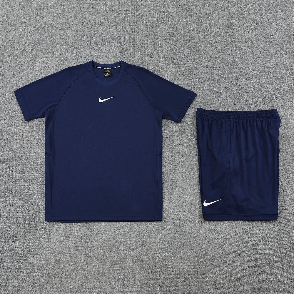 Conjunto 2026 - Nike Camisa + Short - Azul escuro