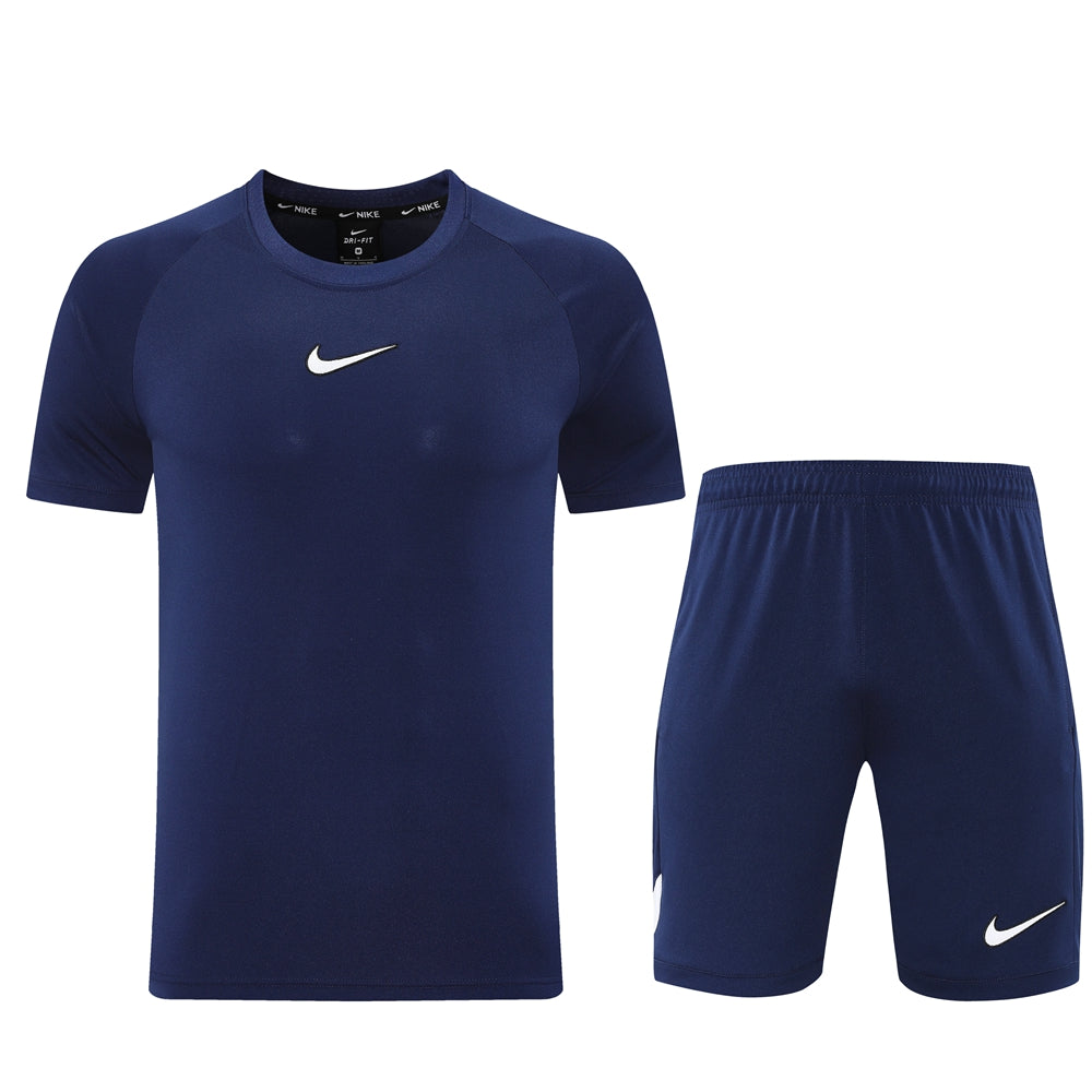 Conjunto 2026 - Nike Camisa + Short - Azul escuro
