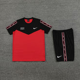 Conjunto - Nike Repeat Preto E Vermelho