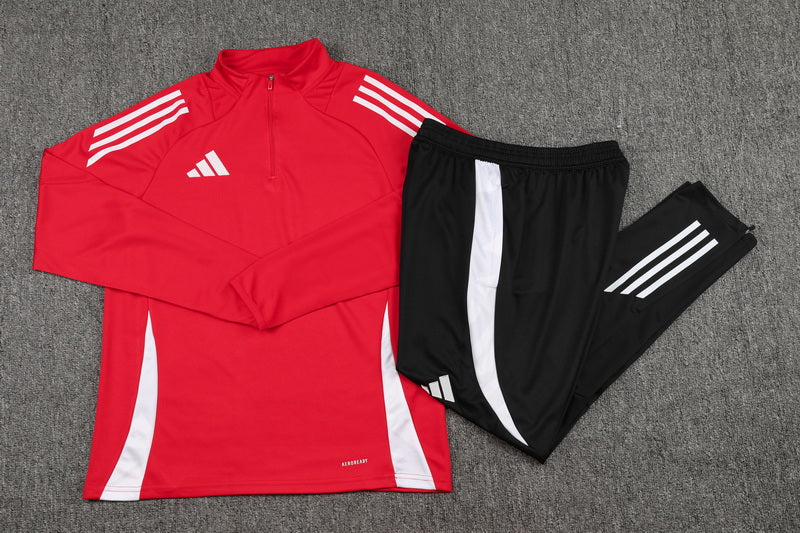 Conjunto Blusa + Calça - Adidas 2025 - Vermelho