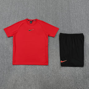 Conjunto 2026 - Nike Camisa + Short - Vermelho