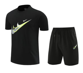 Conjunto - Nike Camisa + Short - New Black