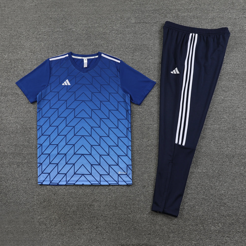 Conjunto Camisa + Calça - Adidas Azul