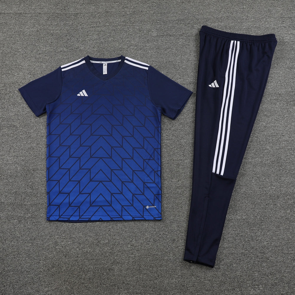 Conjunto Camisa + Calça - Adidas Azul escuro