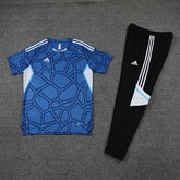 Conjunto Camisa + Calça - Adidas Azul com preto