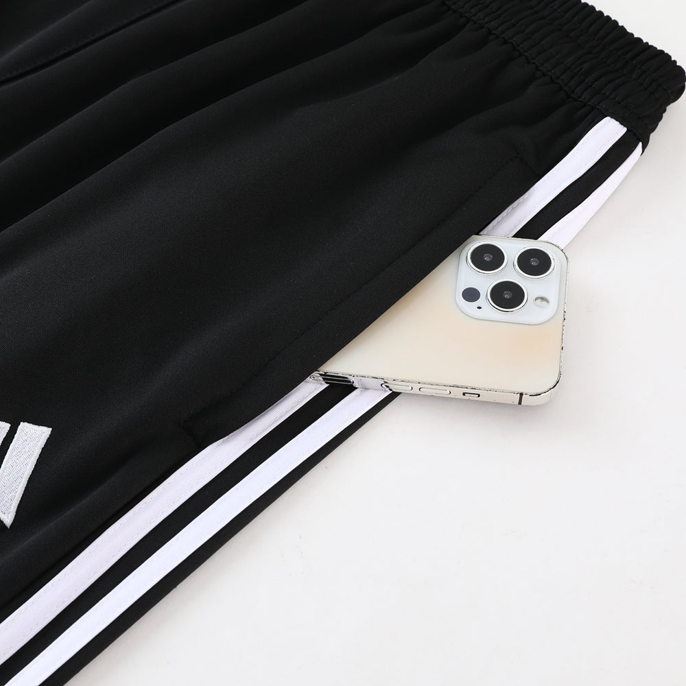 Conjunto Camisa + Calça - Adidas Branco com preto