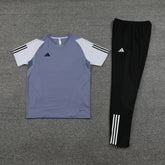 Conjunto Camisa + Calça - Adidas Cinza com preto