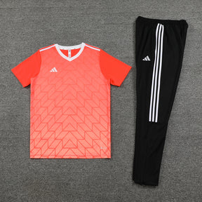 Conjunto Camisa + Calça - Adidas Laranja com preto