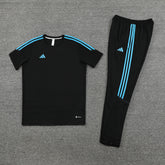 Conjunto Camisa + Calça - Adidas Preto com azul