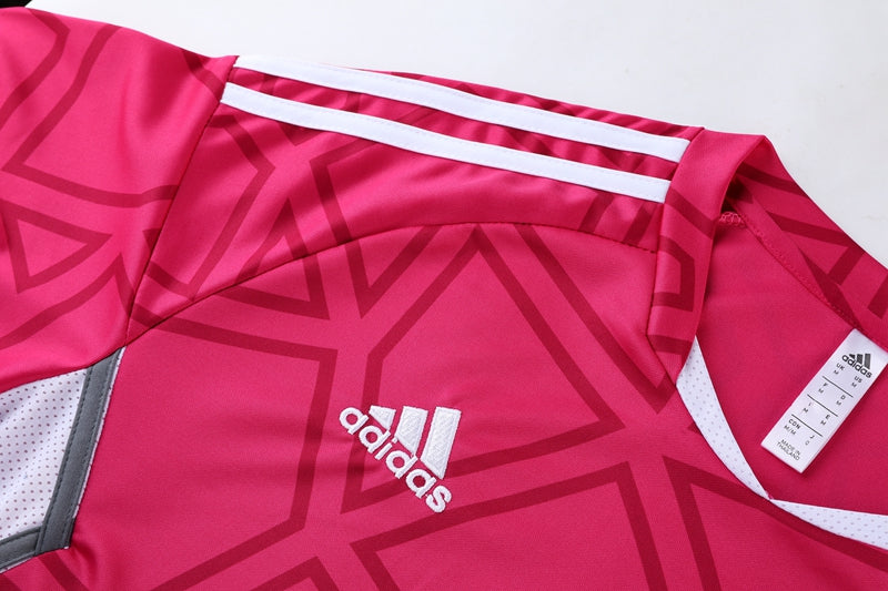 Conjunto Camisa + Calça - Adidas Rosa com Preto