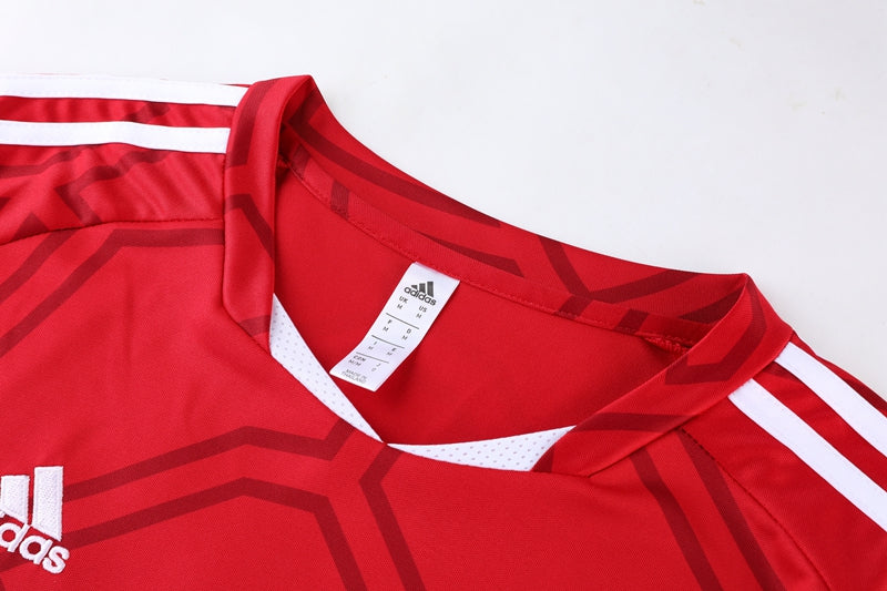 Conjunto Camisa + Calça - Adidas Vermelho com Preto III