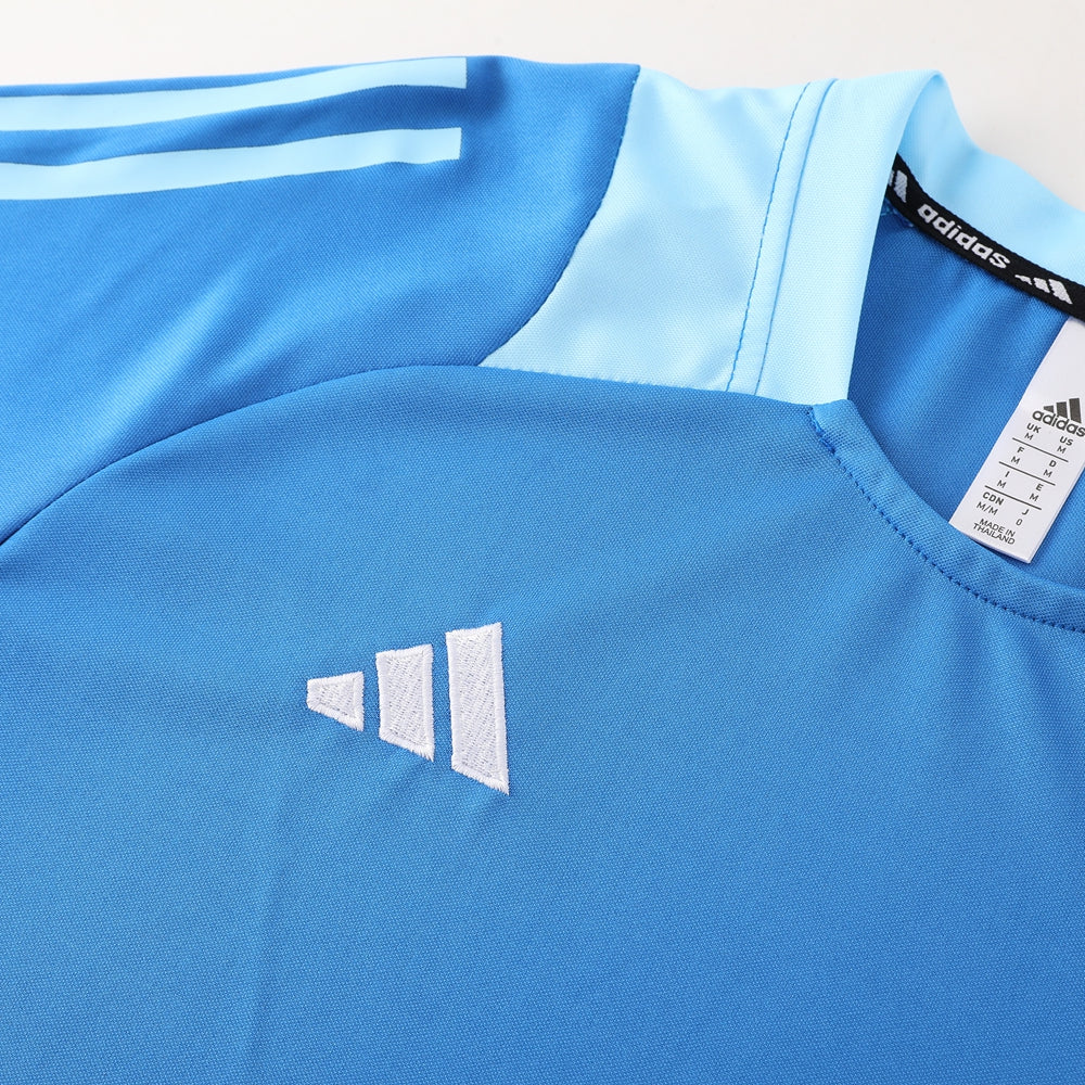 Conjunto - Adidas Camisa+Short Azul e azul escuro