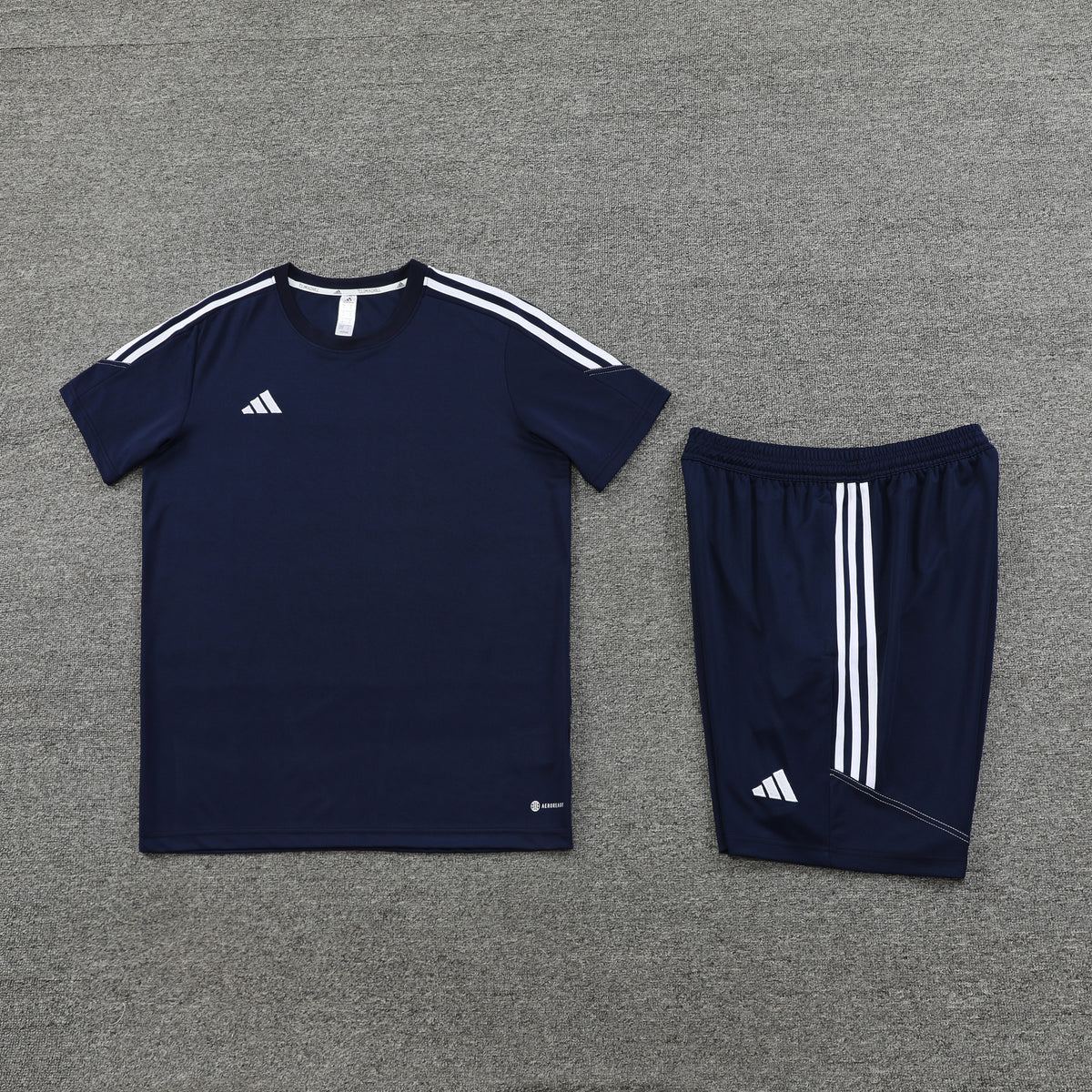 Conjunto - Adidas Camisa+Short Azul escuro VI