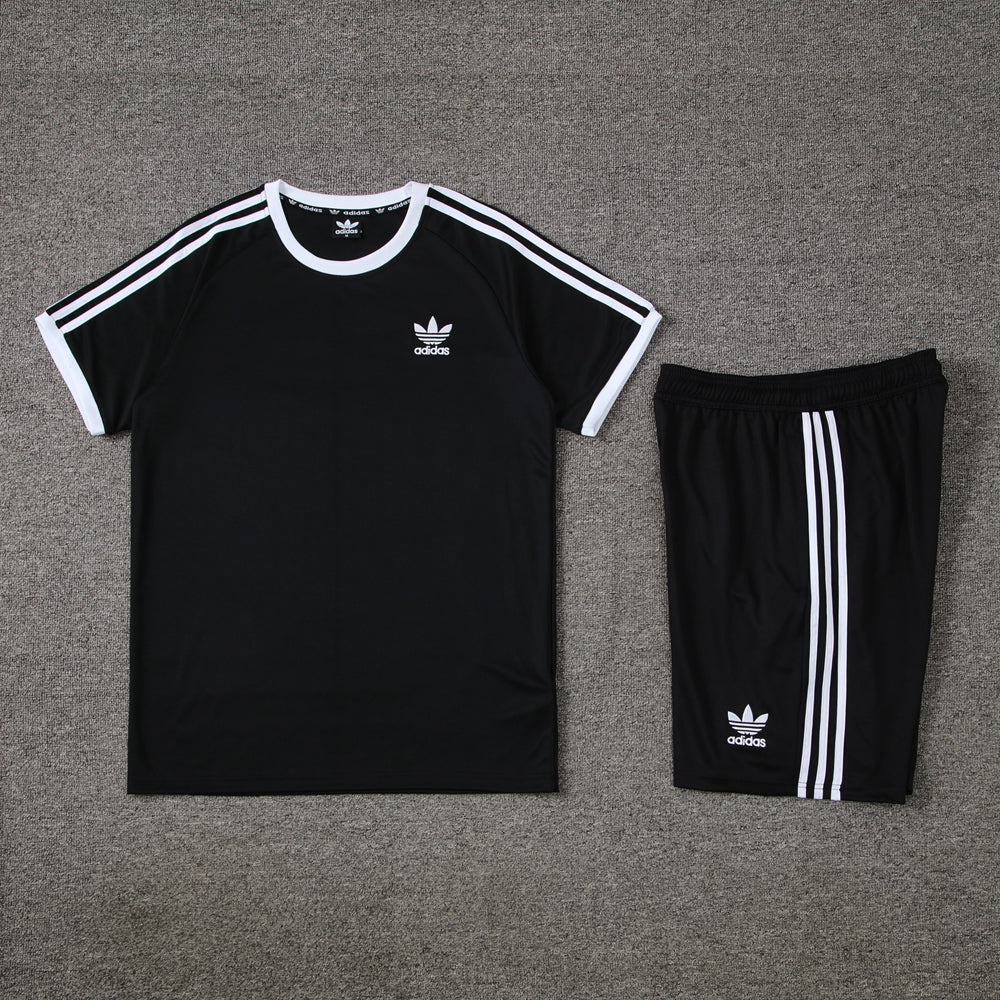 Conjunto - Adidas Camisa+Short Preto