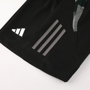 Conjunto - Adidas Camisa+Short Preto com cinza