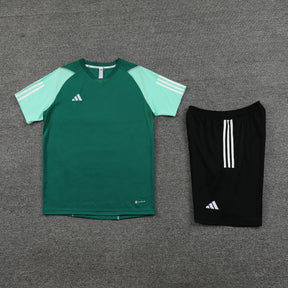 Conjunto - Adidas Camisa+Short Verde com preto II