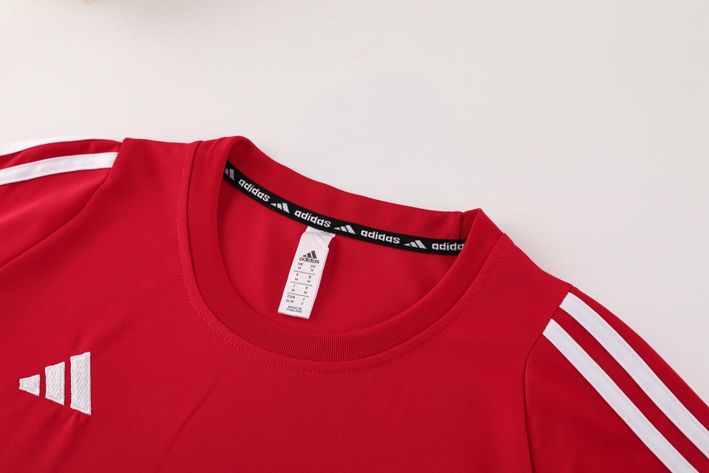 Conjunto - Adidas Camisa+Short Vermelho com preto II