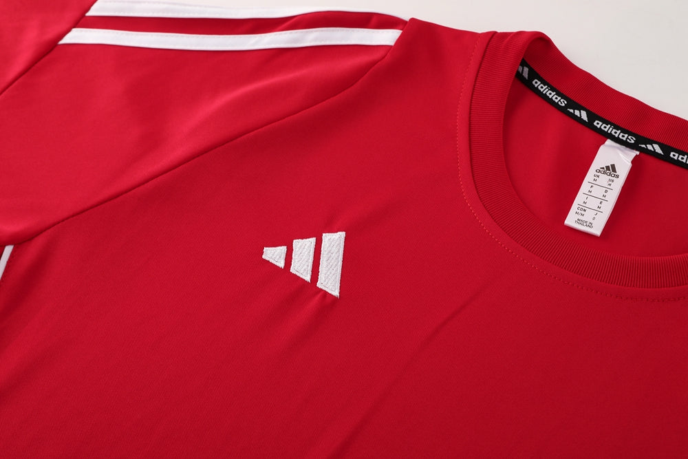 Conjunto - Adidas Camisa+Short Vermelho com preto II