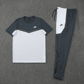 Conjunto Camisa + Calça - Nike Cinza com branco