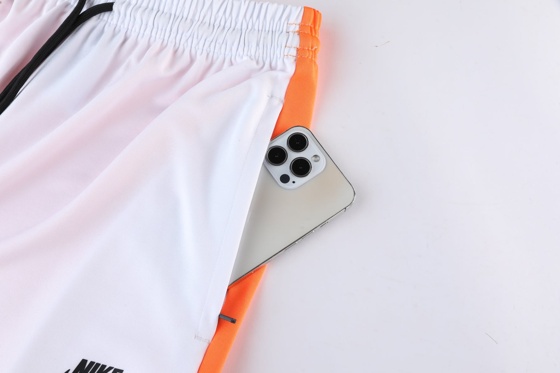 Conjunto Camisa + Calça - Nike Laranja com branco