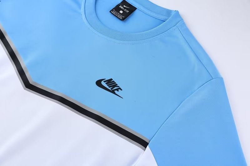 Conjunto - Nike Camisa+Short Azul claro com branco