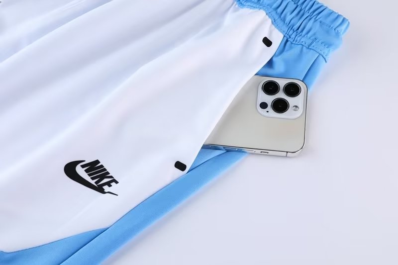 Conjunto - Nike Camisa+Short Azul claro com branco