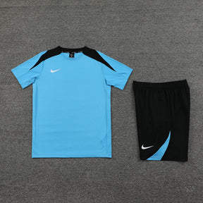 Conjunto - Nike Camisa+Short Azul claro com preto