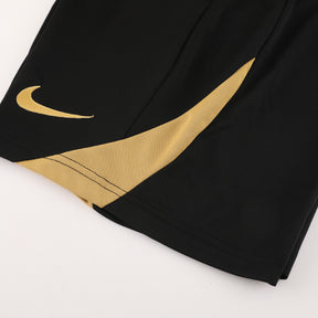 Conjunto - Nike Camisa+Short Preto com amarelo