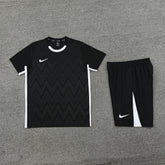 Conjunto - Nike Camisa+Short Preto com branco