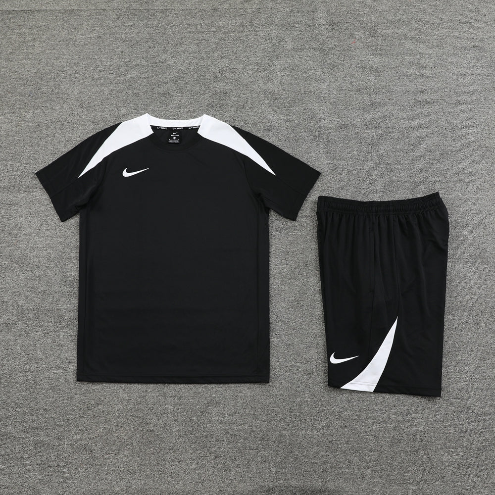 Conjunto - Nike Camisa+Short Preto com branco II