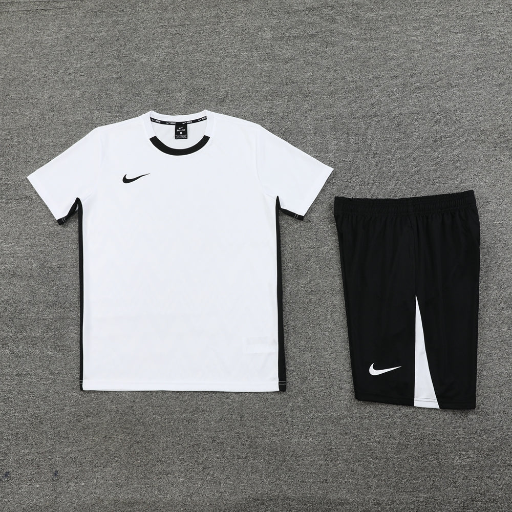 Conjunto - Nike Camisa+Short Branco com preto