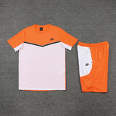 Conjunto - Nike Camisa+Short Laranja com branco