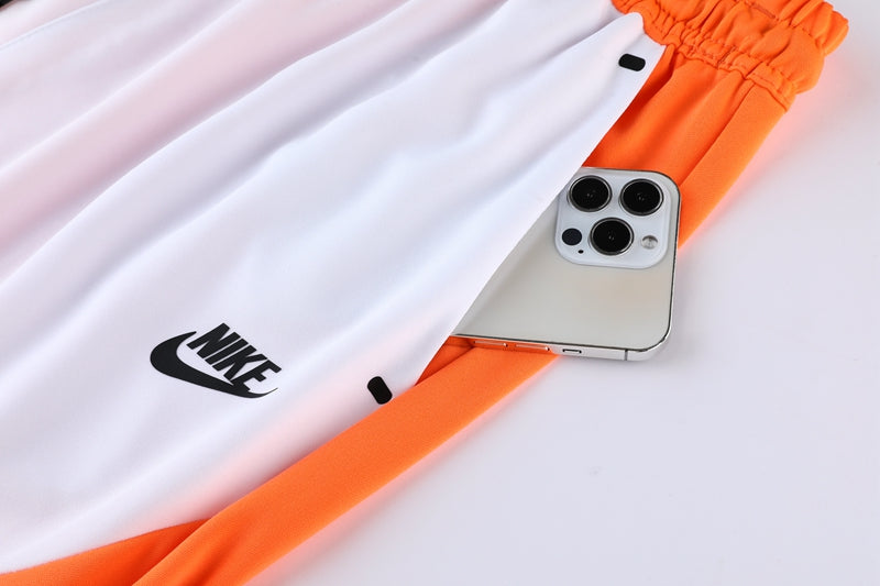 Conjunto - Nike Camisa+Short Laranja com branco