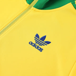 Conjunto Blusa + Calça - Adidas amarelo com verde