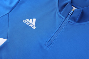 Conjunto Blusa + Calça - Adidas Azul com preto