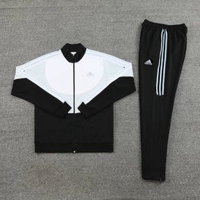 Conjunto Blusa + Calça - Adidas Branco, cinza e preto