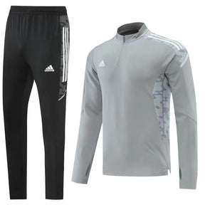 Conjunto Blusa + Calça - Adidas Cinza com preto IV