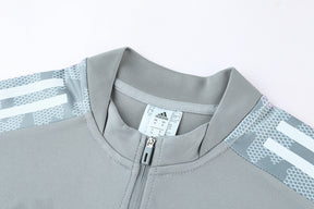 Conjunto Blusa + Calça - Adidas Cinza com preto IV