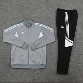 Conjunto Blusa + Calça - Adidas Cinza com preto VI