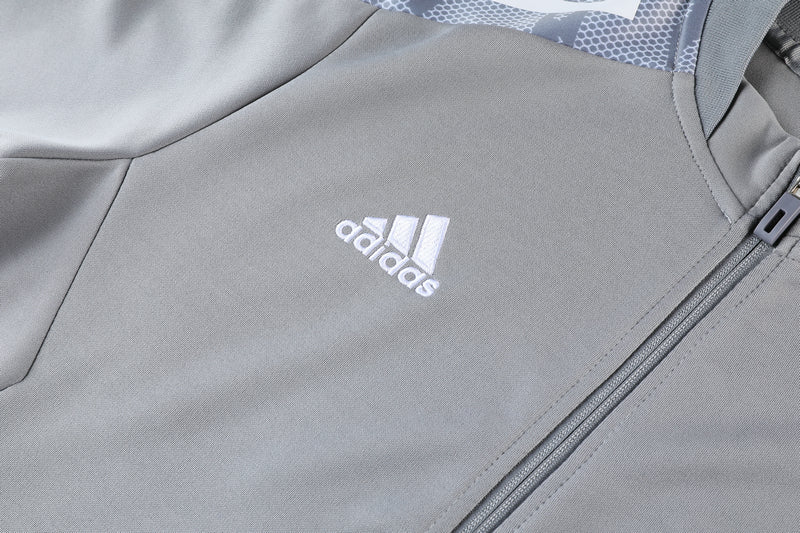 Conjunto Blusa + Calça - Adidas Cinza com preto VII