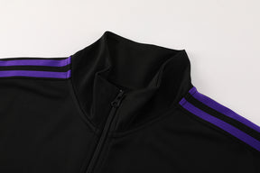 Conjunto Blusa + Calça - Adidas Preto com roxo