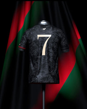 Camisa The Siu Cristiano Ronaldo 7 Preta Comma Football - 2023/2024