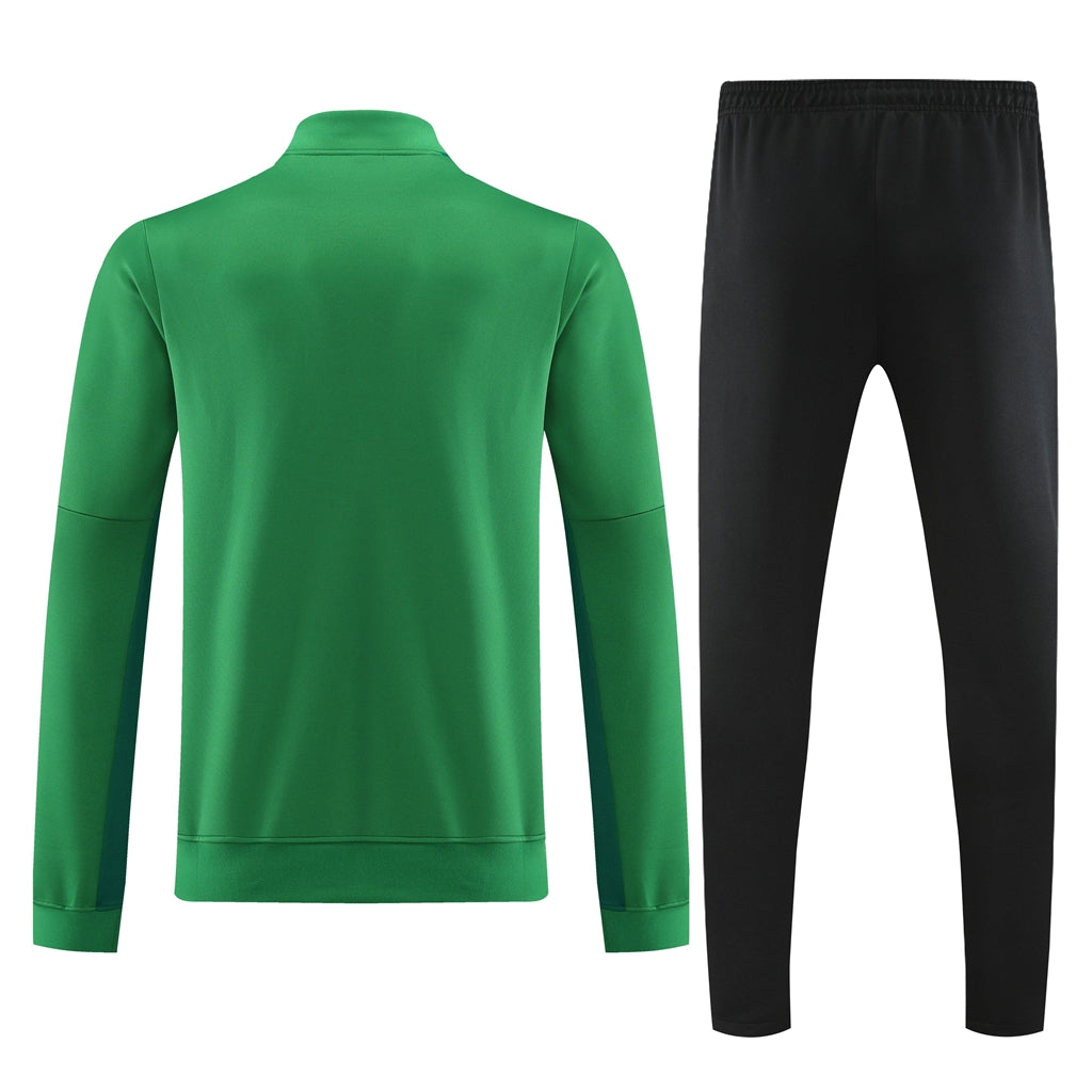 Conjunto de Treino - Nike Ziper completo Verde com Preto