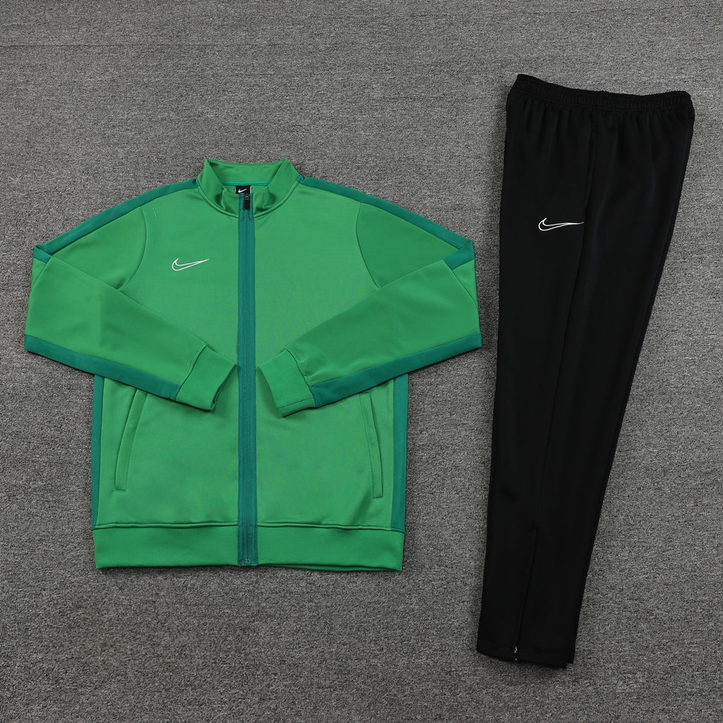 Conjunto de Treino - Nike Ziper completo Verde com Preto