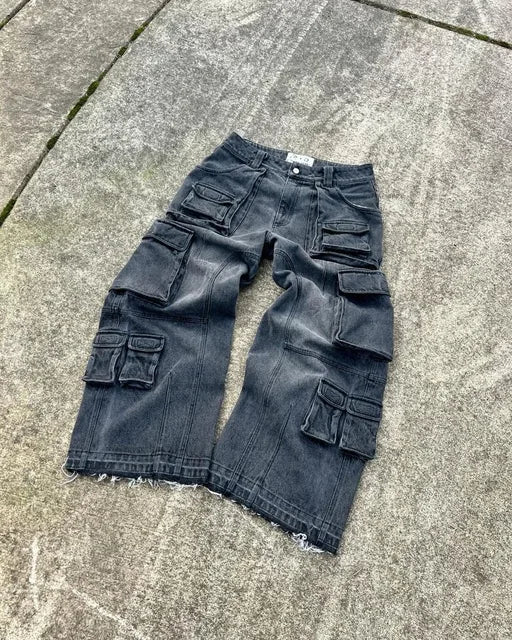 Calça Baggy com Bolsos
