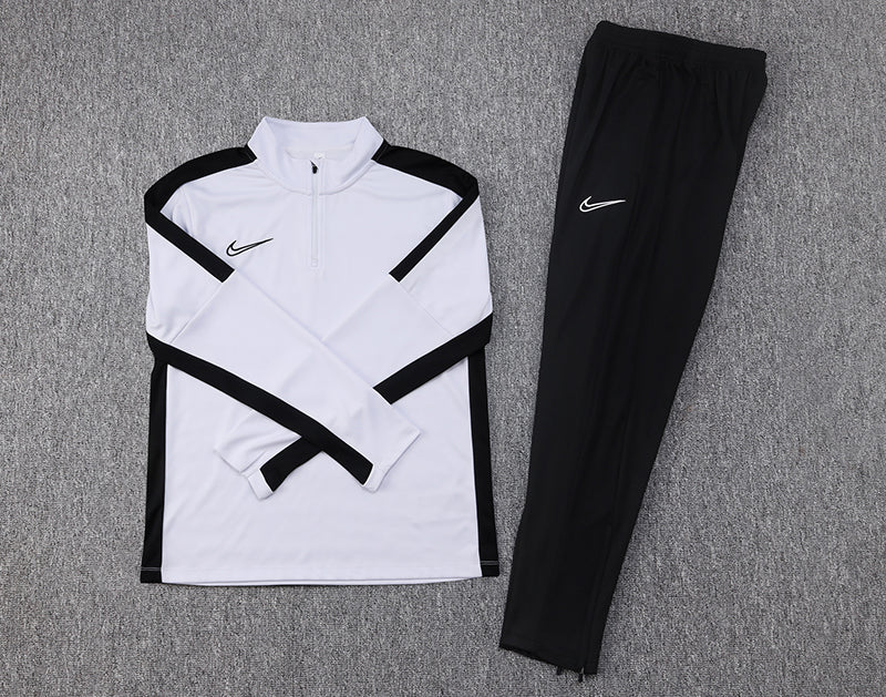 (PEÇAS SEPARADAS) Conjunto de Frio NIKE - Branco - Blusa sem capuz + calça