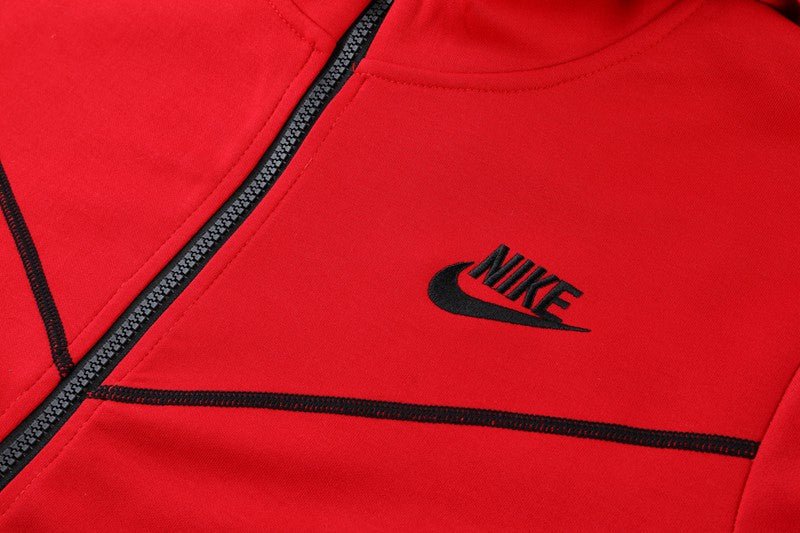 Conjunto Nike Tech Fleece vermelho